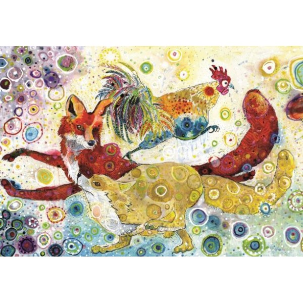 Sally Rich, Kolorowe lisy (300el.) - Sklep Art Puzzle